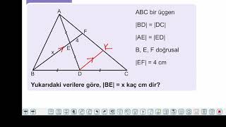 Eğitim Vadisi TYT Geometri 3.Föy Üçgenlerin Benzerliği Konu Anlatım Videoları