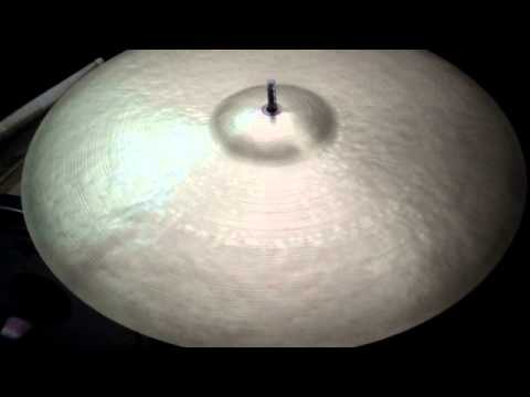 22 Rustico Senescent Ride, 2224g - Handcrafted cymbals by Craig Lauritsen