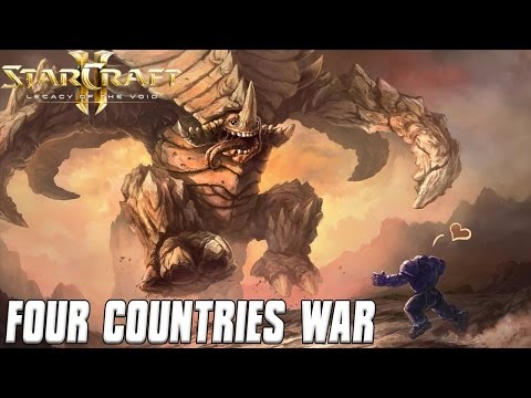Four Countries War - Starcraft 2 Mod