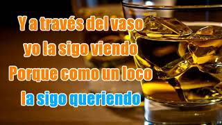 Karaoke A través del vaso al estilo de Germán Montero (Dime cantinero)