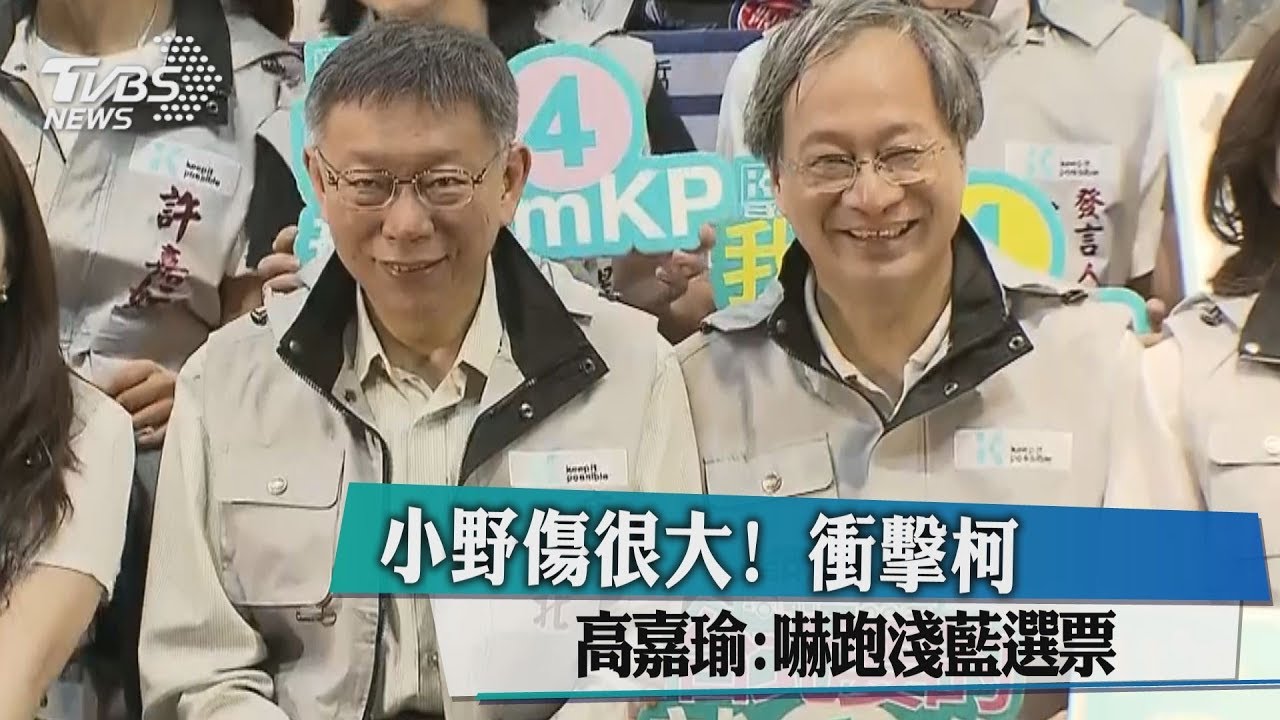 小野傷很大！衝擊柯　高嘉瑜：嚇跑淺藍選票