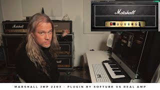Video thumbnail for MARSHALL JMP 2203 - plugin by SOFTUBE vs REAL AMP by Euge Valovirta