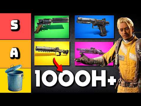 Arc Raiders - BEST WEAPON TIER LIST AFTER 1000 HOURS - RANKING BEST & WORST PVP WEAPONS