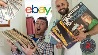 Thrifting VINYL RECORDS  to Sell on eBay and BEST Sourcing TIPS  for BIG PROFITS with Thrift School