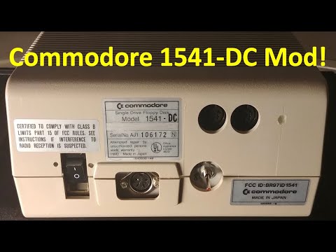 Commodore 1541-DC: mod for power like 1541-II