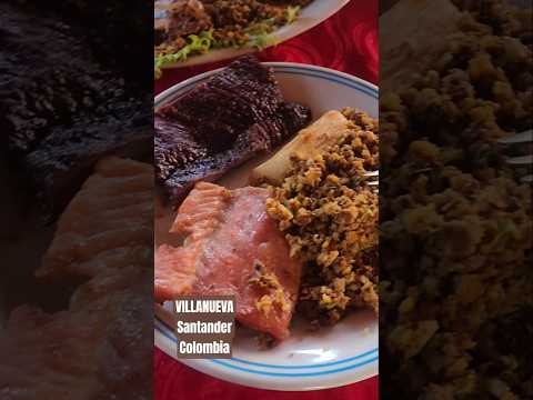 Comimos cabrito en Villanueva Santander en Colombia #cabronas #Villanueva
