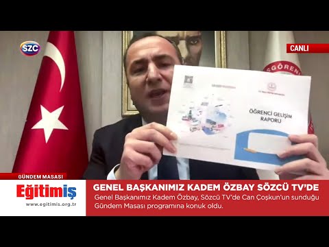 Eğitim-İş Genel Başkanı Kadem Özbay – Gündem Masası - Sözcü TV