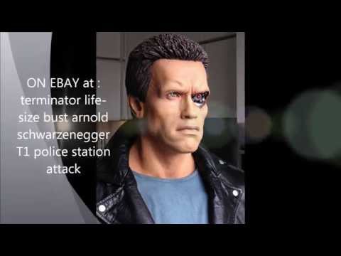 TERMINATOR 1 life-size bust arnold schwarzenegger T1