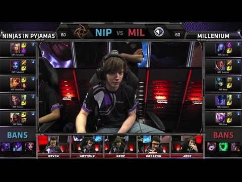 Millenium vs Ninjas in Pyjamas Game 2 | S4 EU LCS Summer Promotion Tournament Day 1 | MIL vs NIP G2