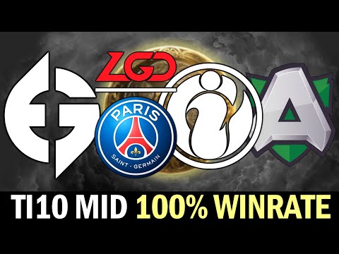 100% WINRATE MID Hero in TI10 First Day Group Stage