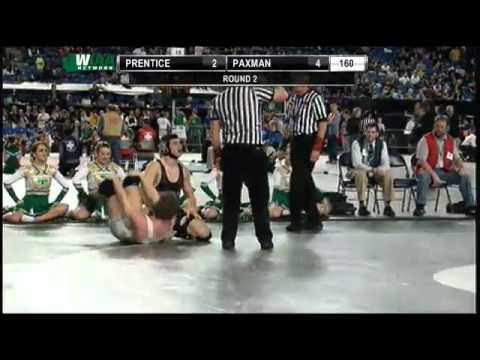 160 lbs. Class 2A Matchup from the 2012 WIAA Wrestling Championships