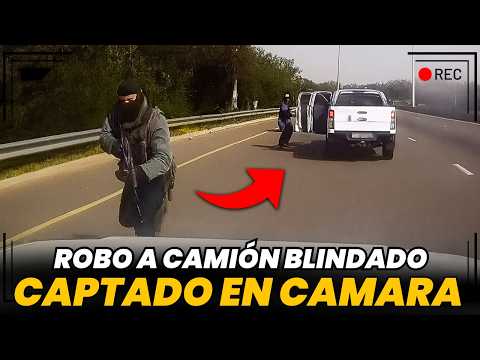 Así se VIVE un ATAQUE a un CAMIÓN BLINDADO | Captado desde ADENTRO