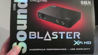 Video thumbnail for Sound Blaster X-Fi HD External Sound Card Review by Tech Tips & Tech Stuff