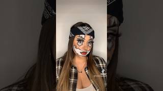 Payasita 🖤🤍 #halloweenmakeuplook #cholaclown #chola