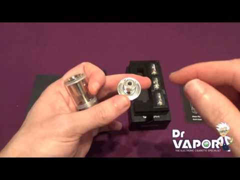 Part of a video titled WISMEC Amor Plus Tank UK - Change Coil / Atomizer - YouTube