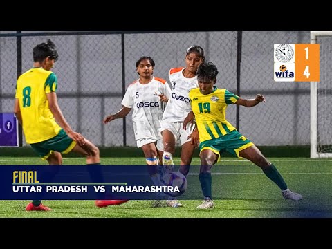 Final Uttar Pradesh 🆚 Maharashtra / Dr. Talimeren Ao Junior Girls' National Football Championship. 