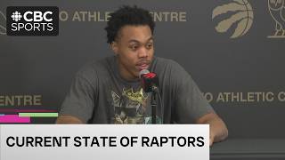 Scottie Barnes says Raptors are going in the right direction during end of season press conference