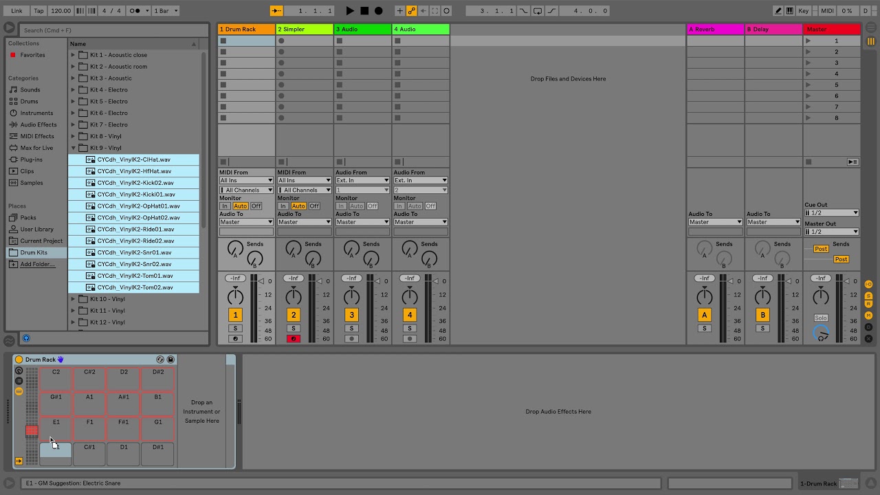 Using your sounds and samples