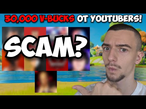 Спечелих 30,000 V-BUCKS от YouTubers!