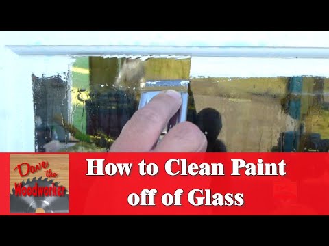 How to Remove Paint from Window Panes