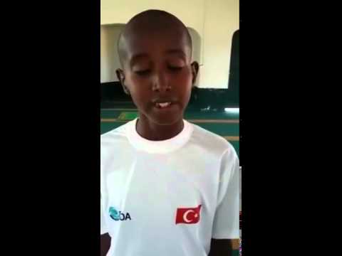 Quran Recitation. Very Nice, by a young African. somali child Abduqadir