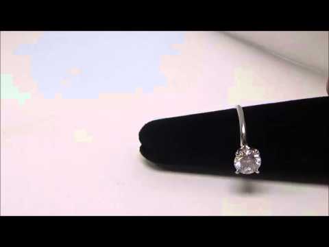 1 24ct Round Cut Solitaire Ring L367