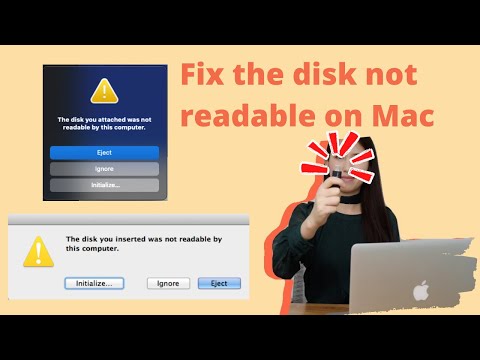 Reparar El disco que has conectado no es legible por este ordenador en macOS