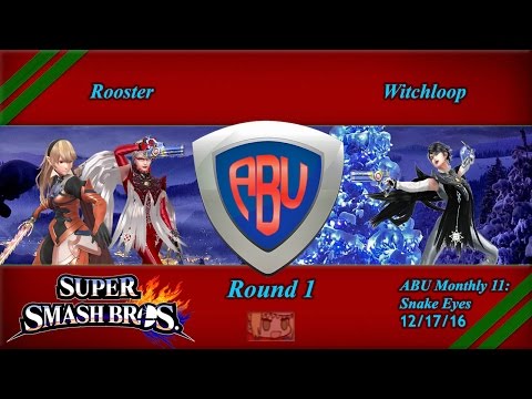 ABU 11: Rooster (Corrin/Bayonetta) vs. Witchloop (Bayonetta) - SSB4 Singles