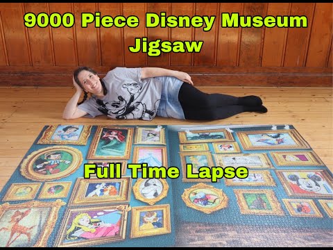 9000 PIECE Disney Museum Puzzle by Ravensburger - FULL TIME LAPSE