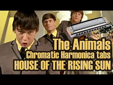 House of the rising sun - Chromatic Harmonica tabs key of C