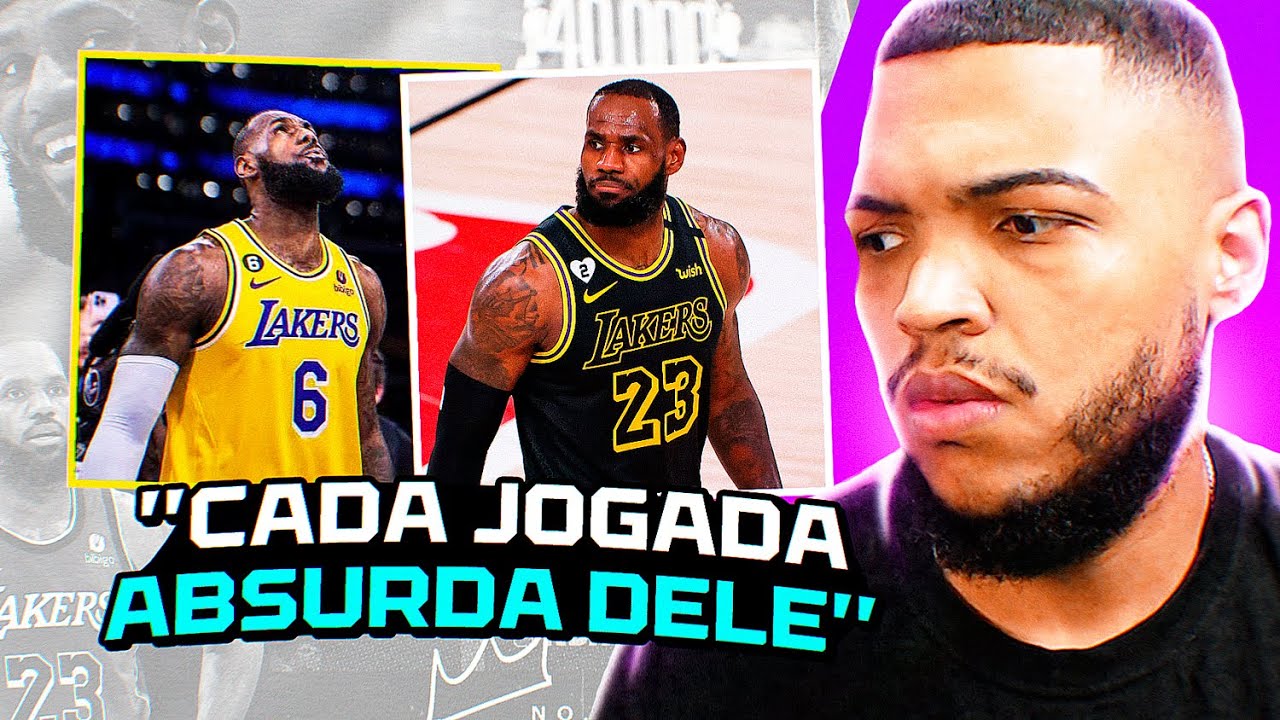 LEBRON JAMES E SUAS MELHORES JOGADAS DA CARREIRA | Cortes Jota Jogadas
