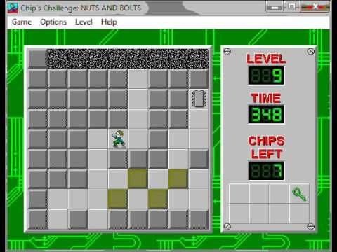CHIPS.dat (CC1) level 9 AVI solution - "NUTS AND BOLTS" - 286/400