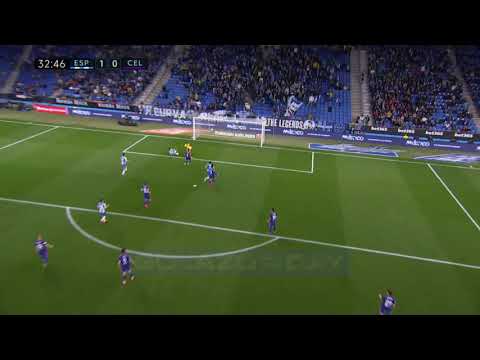 Wu Lei goal against Celta Vigo