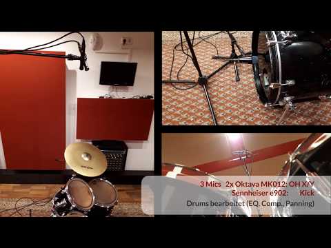 Minimal Drum Miking - 3 Kanäle: X/Y + Kick