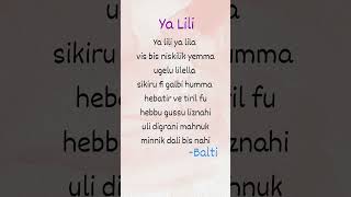 Download lagu Ya Lili - 'Balti' #lyrics #yalili #songlyrics #song #lyricsvideo mp3