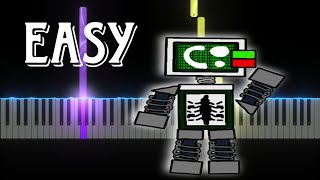 Die Of Death OST - Polymorphic (Badware's Theme) Easy Piano Tutorial