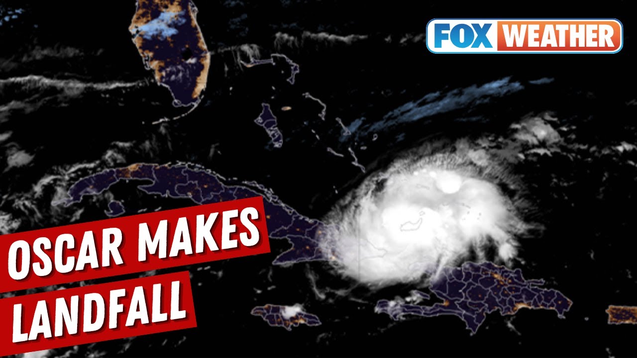 Oscar Makes Landfall In Bahamas As Category 1 Hurricane After Rapidly Intensifying Over The Weekend