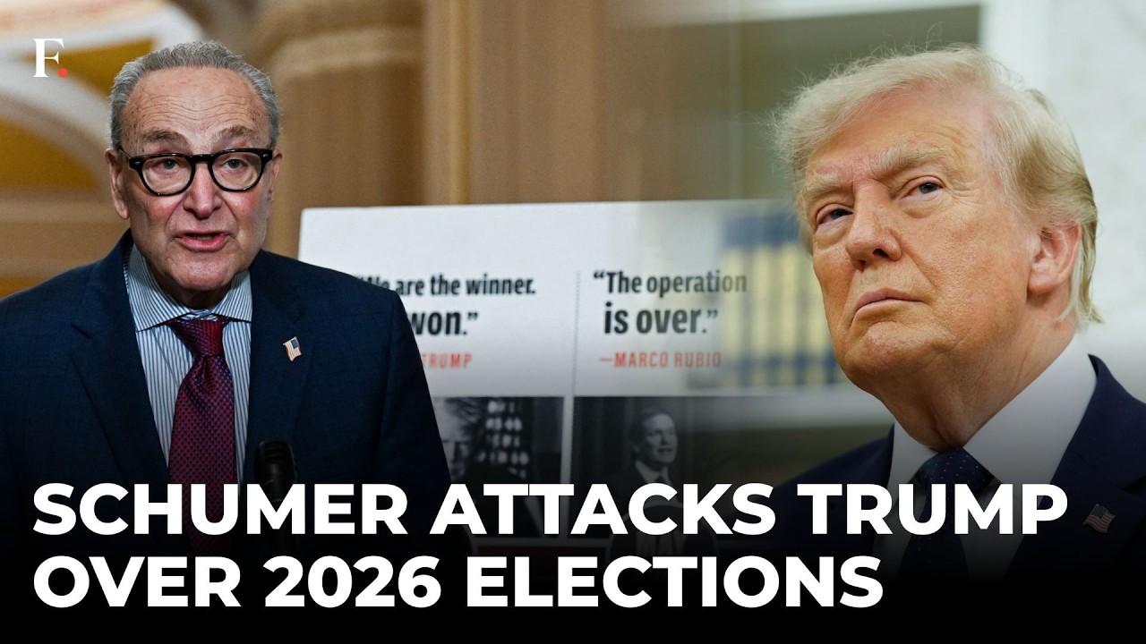 'Voters Will Have The Final Say': Schumer Blasts Trump Over 2026 Election, Inaction on ICE