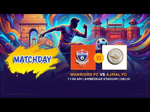 WARRIORS FC VS AJMAL FC| LIVE Football | DSA Senior Division | 11:00 AM