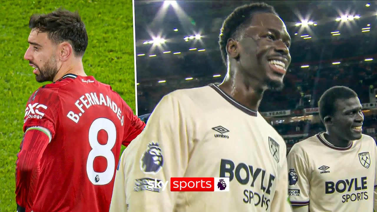 FULL-TIME SCENES as Manchester United are booed off after dropping points against West Ham 😬