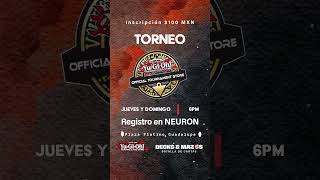 🚨 ¡TORNEO DE YU-GI-OH! HOY EN DECKS & MAZOS 🚨
