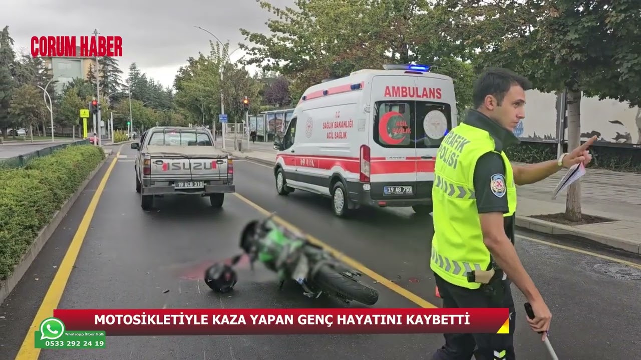 Motosikletiyle kaza yapan 18 yaşındaki genç hayatını kaybetti
