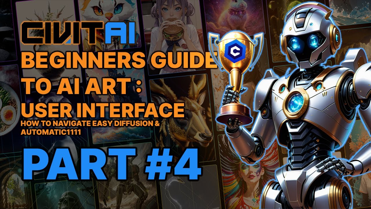 Civitai Beginners Guide To AI Art // #4 U.I Walkthrough // Easy Diffusion 3.0 & Automatic 1111