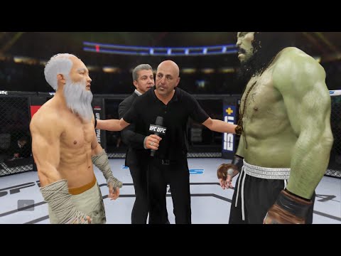 UFC 4 - Old Bruce Lee vs. Street Hulk - Original Fighters 👊