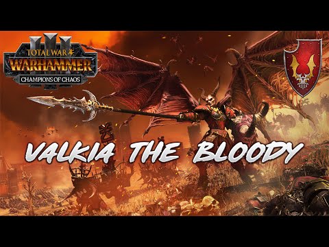 Valkia the Bloody - Total War Warhammer 3 - Champions of Chaos