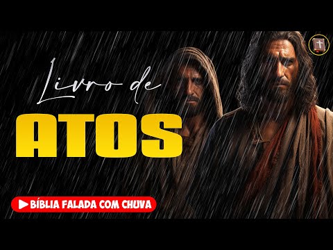 ✝️ ATOS DOS APÓSTOLOS - Novo Testamento [Bíblia a Mensagem] 🌧️ Bíblia Falada com Chuva 👉 44