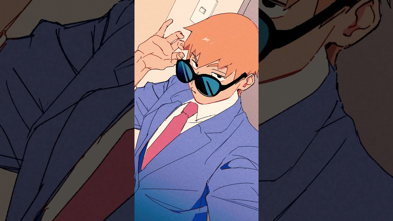 😎✨#drawingprocess #artreels #mobpsycho100