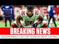 Saquon Barkley RULED OUT for Thursday Night Football vs 49ers, Could Miss 3 Weeks | CBS Sports
