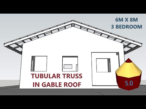 GABLE ROOF in TUBULAR TRUSS