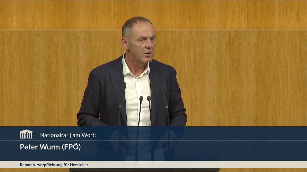 Peter Wurm - Warenreparaturrichtlinie-Umsetzungsgesetz - 7.7.2026